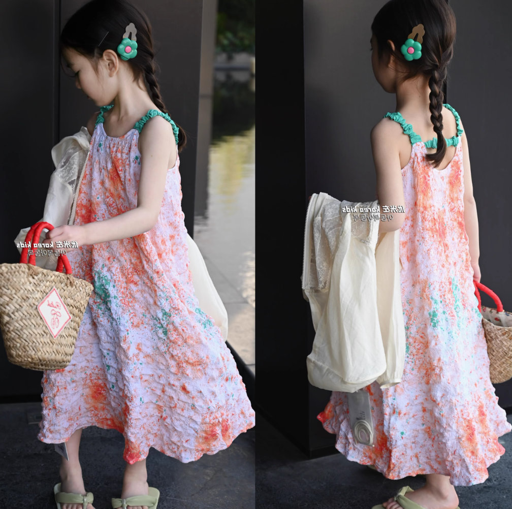 2025★夏新作★韓国風子供服★ワンピース★7～17