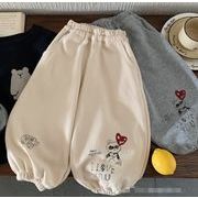 2025秋新作  韓国風子供服 キッズ服 カジュアルパンツ 男女兼用 カジュアル 子供用ロングパンツ90-140cm