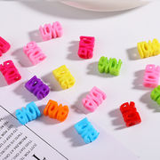 アクリル  穴ヘアビーズ   ビーズセット DIY デコパーツ