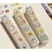 2025新作  文房具 印章 手帳 捺印  DIY スタンプ  かわいい   完全セット  ボタンスタンプ