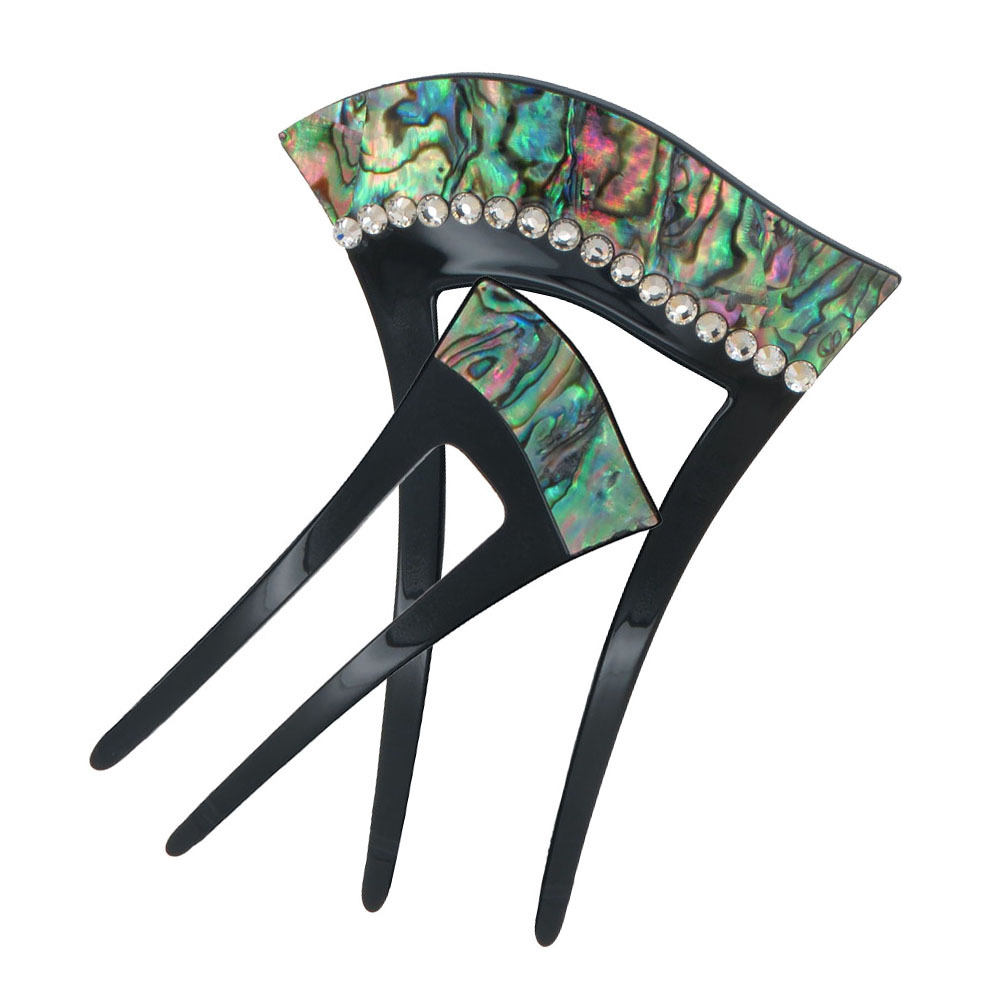 U字型のヘアアクセサリー、アクリル　簪　H00045H