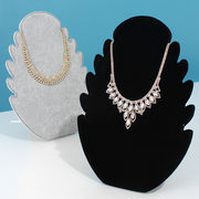 ベルベットネックレススタンド、ジュエリーディスプレイスタンド、ペンダントネックレスディスプレイボード