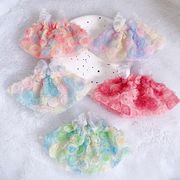 10-17cm 人形用 着せ替えスカート ドレス 換え衣装