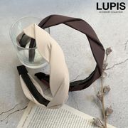 ヘアアクセサリー カチューシャ ツイスト リブ おしゃれ こなれ感 シンプル ヘアアレンジ