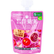 ※和光堂 そのままBABY果実 りんご×ぶどう×もも 70g