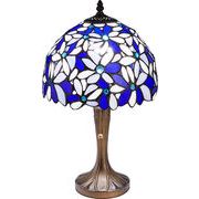 ステンドグラスランプ／ハナハナＢＬ／　アンティーク／