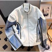 秋冬トップス メンズ ジャケット  アウター フェイクレザー ライダースジャケット