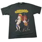 MUSIC TEE 音楽Ｔ-シャツ Gun`z`Roses (MTV) BLACK　バンドT