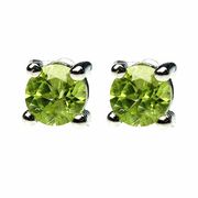 Peridot ペリドット sv925 ピアス 天然石  誕生石【FOREST 天然石 パワーストーン】