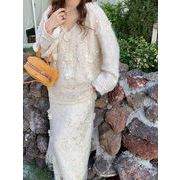 今季マストバイ   気質   おしゃれ   韓国風  ニット カジュアル系  セーター+スカート 2 点セット