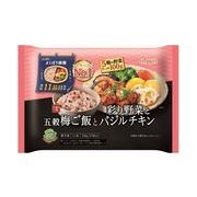 【冷凍】ニップン 梅ご飯と彩り野菜とバジルチキン 300g x12