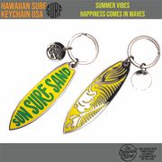 サーフボード メタル キーホルダー　キーチェーン　サーフィン　サーフ　ハワイ　HAWAII　サーファー
