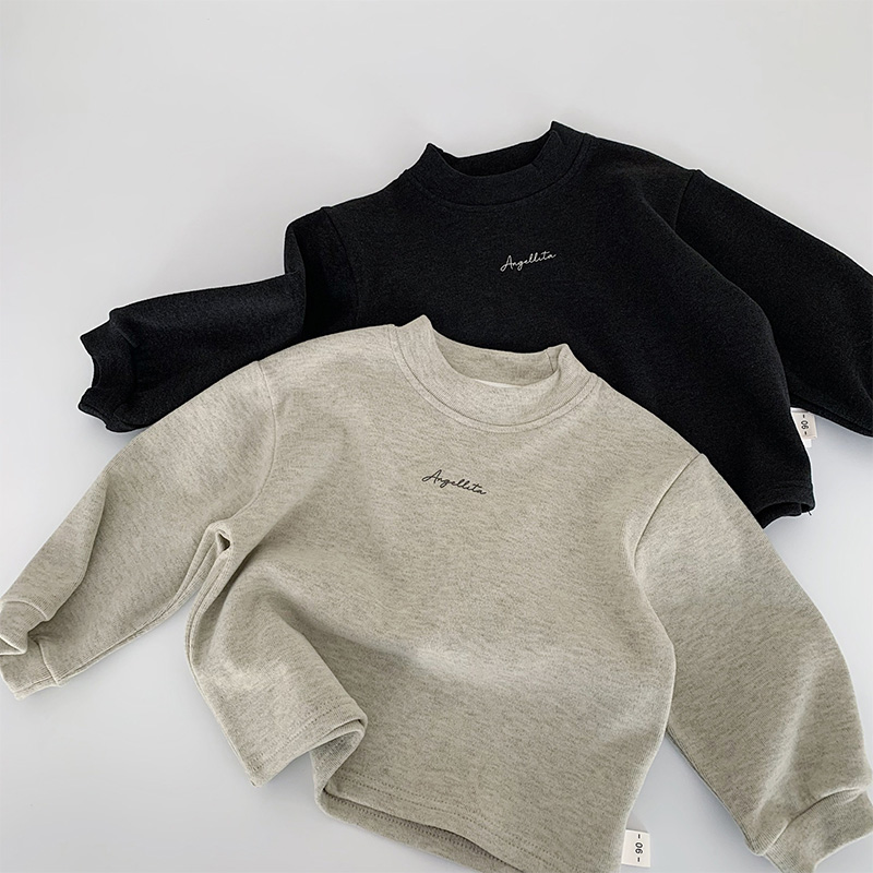 2025秋冬※MAI☆子供 ハイネック裏起毛インナー 男女兼用冬用トップス