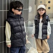 ジュニア フード付きベスト アウター 110-170cm 新作