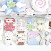 包装資材★ヘッダー　折り畳み式カード　可愛い梱包資材★1枚