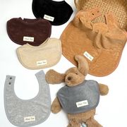 2025秋冬※ベビータオルスタイ 柔らかい吐乳防止よだれかけ