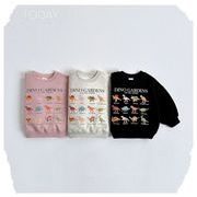 「2025」子供服★トップス★スウェット★トレーナー★恐竜★韓国風子供服★3色90cm～140cm