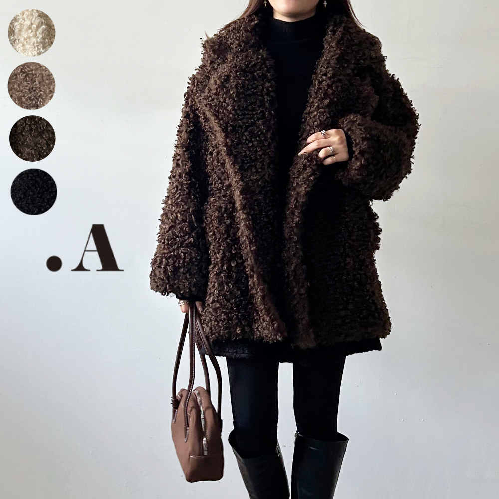 【2025新作】プードルファーダブルミドルコート