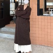 初回送料無料　ニットセーターカーディガンロングコート　レディースファッション人気トレンド