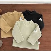 「2025」子供服★トップス★インナーシャツ★裏起毛★韓国風子供服★3色73cm～110cm