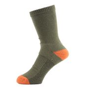 日本製 ASHITOMO WORKING SOCKS 長靴専用ソックス 先丸クルー23-25cm1足組S オリーブ SWNC134S
