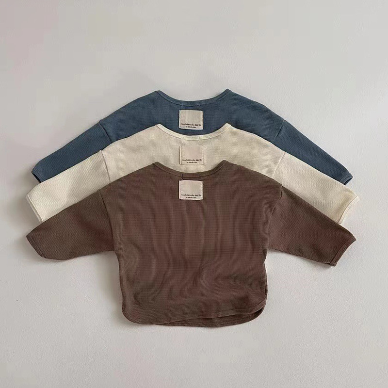 2025秋冬※LLZ☆シンプル長袖Tシャツ ベビー キッズ 無地 トップス