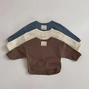 2025秋冬※LLZ☆シンプル長袖Tシャツ ベビー キッズ 無地 トップス
