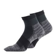 ASHITOMO WORKING SOCKS 疲れ対策ソックス ５本指ショート25-27cm2足組ダーク SWTS-D52