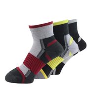 ASHITOMO WORKING SOCKS 破れ対策ソックス 先丸ショート25-27cm3足組カラー SWYS-C13