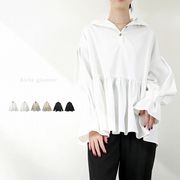 【2025新作】ピーチツイル　フリル　ブラウス(32996)