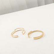 サージカルステンレスバングル　アクセサリー　金属アレルギー対応　ファッション　18kコーティング