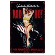 サインボード　メタルサイン　A4　アメリカン雑貨　ガレージ　ホットロッド　ブリキ　ティン　看板