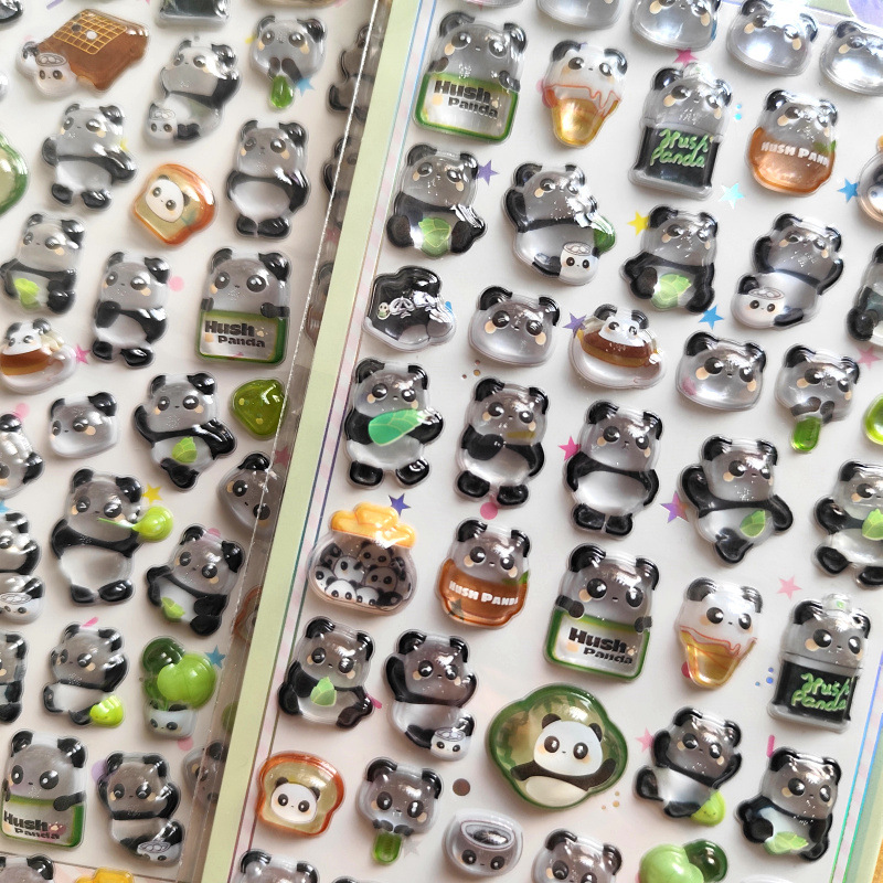 ぷくぷくシール ぷっくりシール 3Dステッカー 立体ステッカー エポキシステッカー