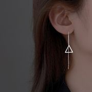 通勤用ピアス、気質イヤリング、 ポストsilver925 、ファッションアクセサリー、金属アレルギー対応