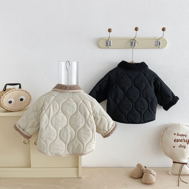 2025」子供服☆トップス☆コート☆裏起毛☆韓国風子供服☆2色73cm