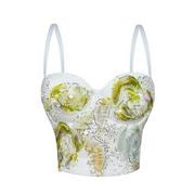 ヒップホップチョッキ ダンスウェア ステージ HIPHOP 舞台衣装 ホルターストラップチョッキ ブラジャー