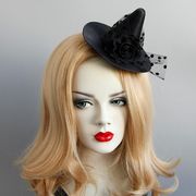 DIY手作り帽子 小さな帽子 ヘアアクセサリー ヘアピン帽子 結婚式 おもちゃの帽子 シルクハット 髪飾り