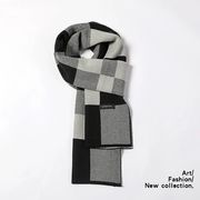 秋冬新作☆人気☆メンズ☆おしゃれ☆暖かい☆マ保温フラー☆ストール☆  2色