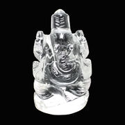 ≪特価品/国内在庫≫クォーツ水晶 ガネーシャ/彫刻/約37x21x16mm1点もの