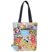 【トートバッグ】ジュラシックワールド トートバッグ デンジャーワッペン 恐竜