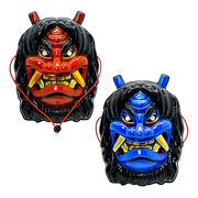 節分 鬼のお面 赤鬼と青鬼 全2カラー お面 なまはげ コスプレ せつぶん 鬼のお面 赤鬼 青鬼 鬼面 仮面