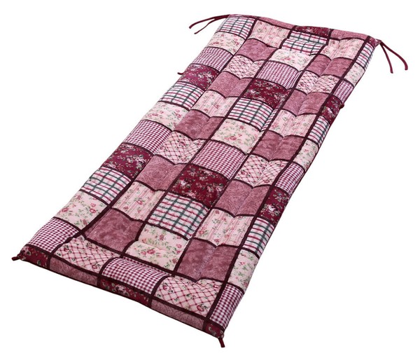 パッチワーク調あったかごろ寝長座布団 1枚 2枚組