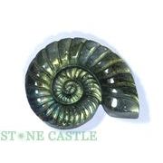 ☆一点物☆【彫刻置物】アンモナイト ラブラドライト (EX) No.40