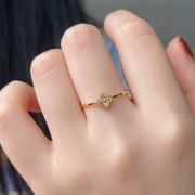 サージカルステンレス指輪　リング　アクセサリー　18kコーティング　INS　金属アレルギー対応