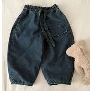 2026年　キッズ服　MMY厚手ロンくデニムパンツ　ズボン　ジーンズ★90-150CM