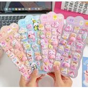 知育文具　手帳素材装飾　ぷくぷく立体泡シール　携帯装飾品　3Dエポキシステッカー