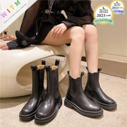 2025冬新作 PU マーチンブーツ レディースブーツ 太ももヒール 厚底 ショートブーツ 美脚