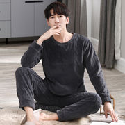 メンズ・ パジャマ・部屋着・ 長袖・秋冬・厚く・暖かく・パジャマセット  ・L～4XL   9色