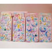 手帳素材装飾　貼り付けパーツぷくぷく立体シール　携帯装飾品　3Dエポキシステッカー