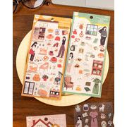 INS人気★かわいい動物手帳素材  手帳飾り　ステッカー★スマホケース★手芸用品　1枚入